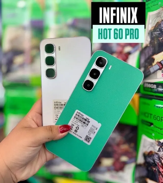 🔥 INFINIX HOT 60 PRO 🔥🚀 256GB + 16 RAM – ¡Velocidad brutal!⚙️ Procesador Helio G200🔋 Batería 5160mAh + Carga rápida 45W