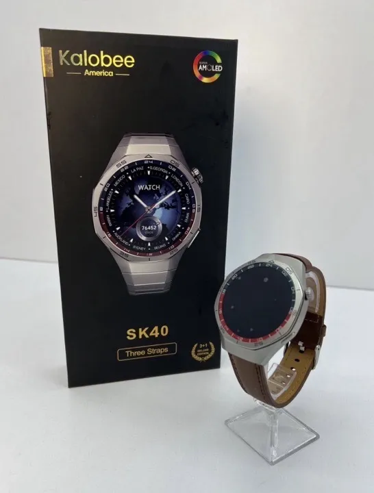 ✅Smart watch SK40 3+1 Pantalla súper amoled, brillo intenso, colores más vivos.