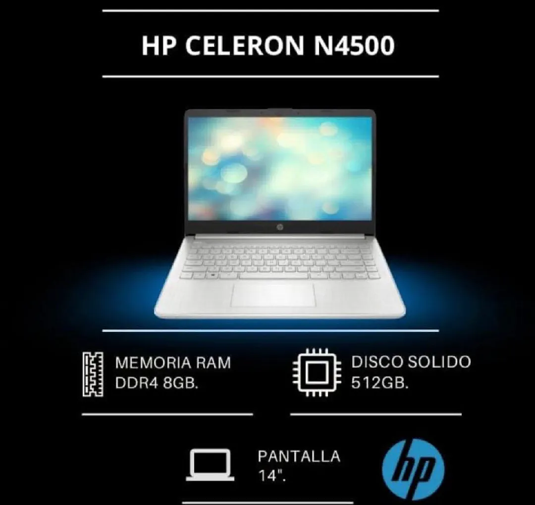 HP CELERON 512 GB dr4 8 Ram