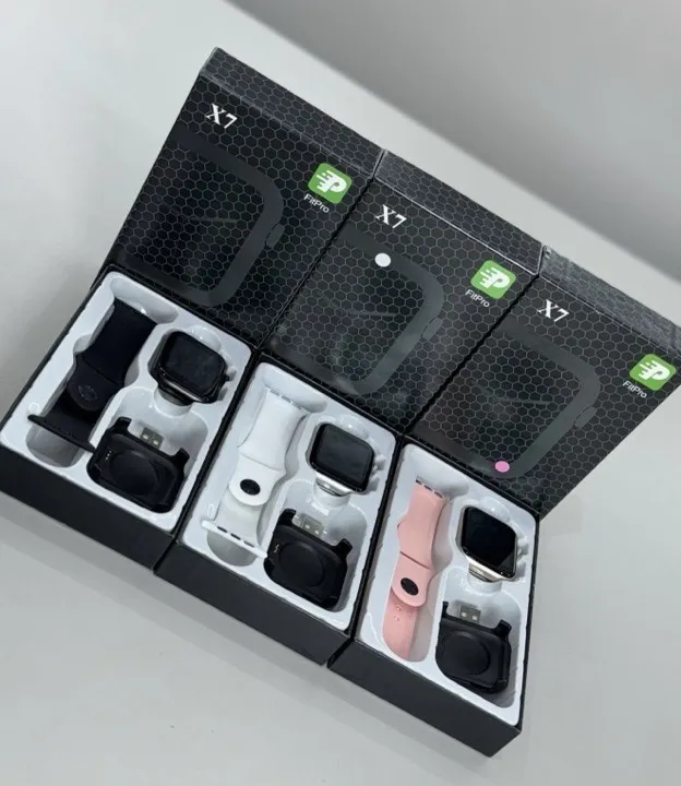 ✅Smartwatch X7 El reloj inteligente más económico del mercado App: Fit-pro Disponible: negro, rosa y blanco Contesta llamadas Notifica mensajes de redes sociales Funciones deportivas
