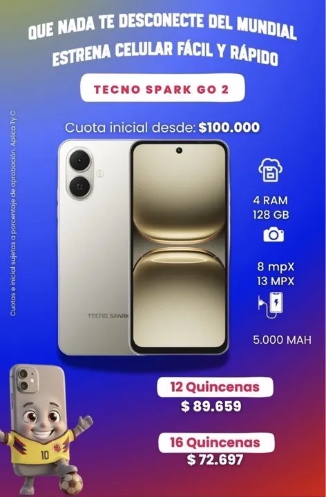 TECNO SPART GO2 128 GB 4 RAM