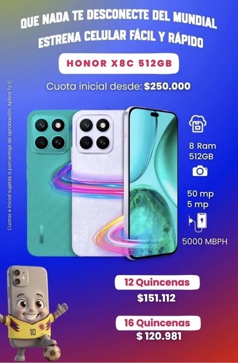 HONOR X8 C 512 GB 8 RAM