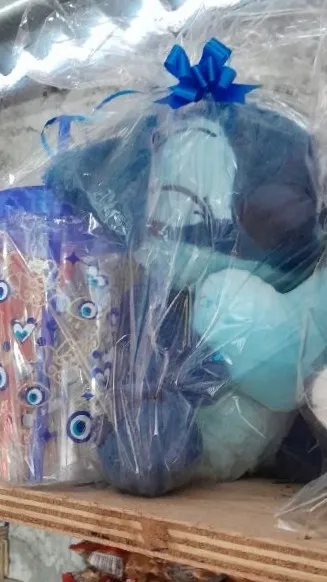 PELUCHE STICH AZUL VASO