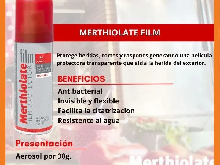 MERTHIOLATE FILM 30 g
