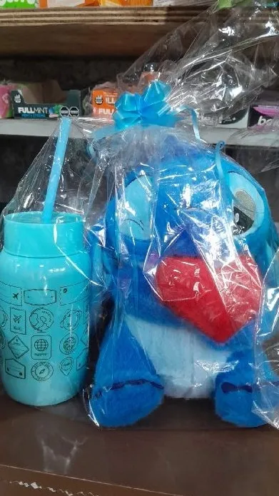 PELUCHE STISCH CELESTE VASO