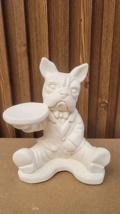 PERRO BULDOG MESERO PEQUEÑO