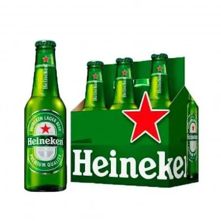 Sixpack Cerveza Heineken Original 330ml vidrio