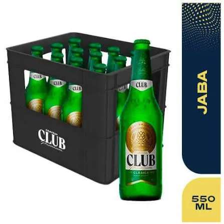 Jaba Cerveza Club 550ml x12 Retornable