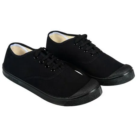 Zapato de lona negro talla 38