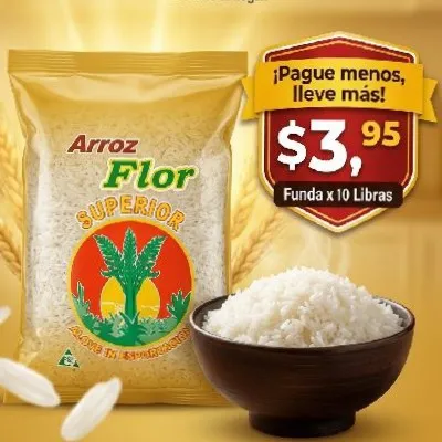 Arroz Flor Sup. 10lb