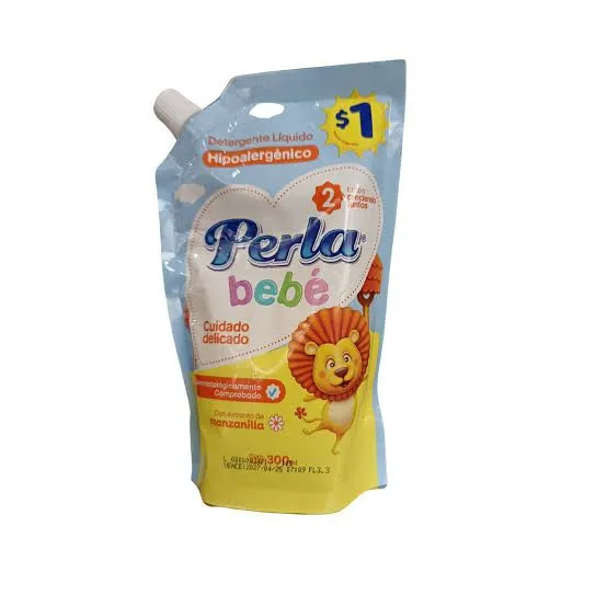 Detergente Perla Bebe líquido 300ml