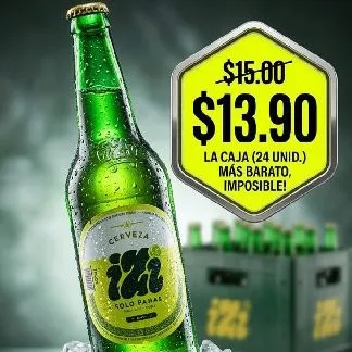 Caja Cerveza Izi 550ml x12 retornable