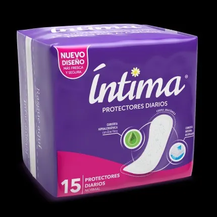 Protectores Diarios Intima Normal 15u
