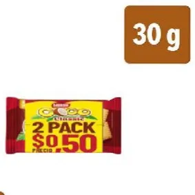 Galleta Coco Classic Pack x2 30g Nestlé