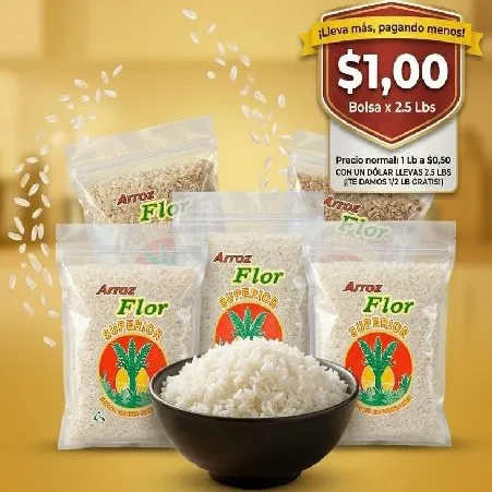 Arroz Flor Superior 2,5lb Promocion