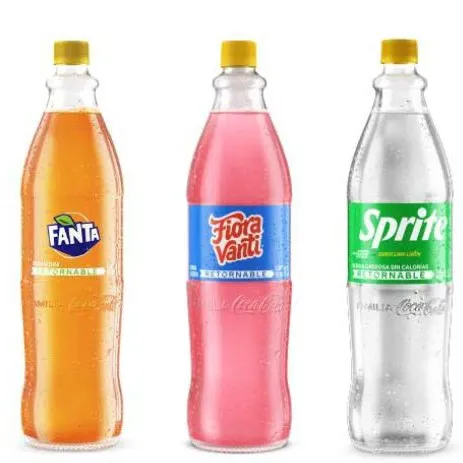 Familia Coca Cola Variada 1000ml Vidrio Retornable