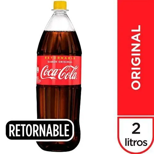 Coca Cola original Retornable plastico 2000ml