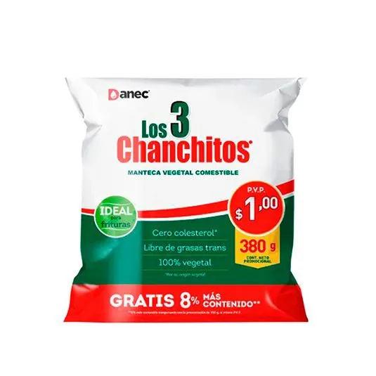 Manteca 3 Chanchitos 420g