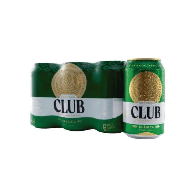 Sixpack Cerveza Club Clásica 269ml lata