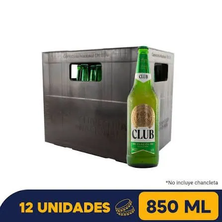 Jaba Cerveza Club 850ml x12 Retornable
