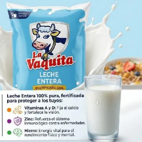 Leche Entera La Vaquita 990ml
