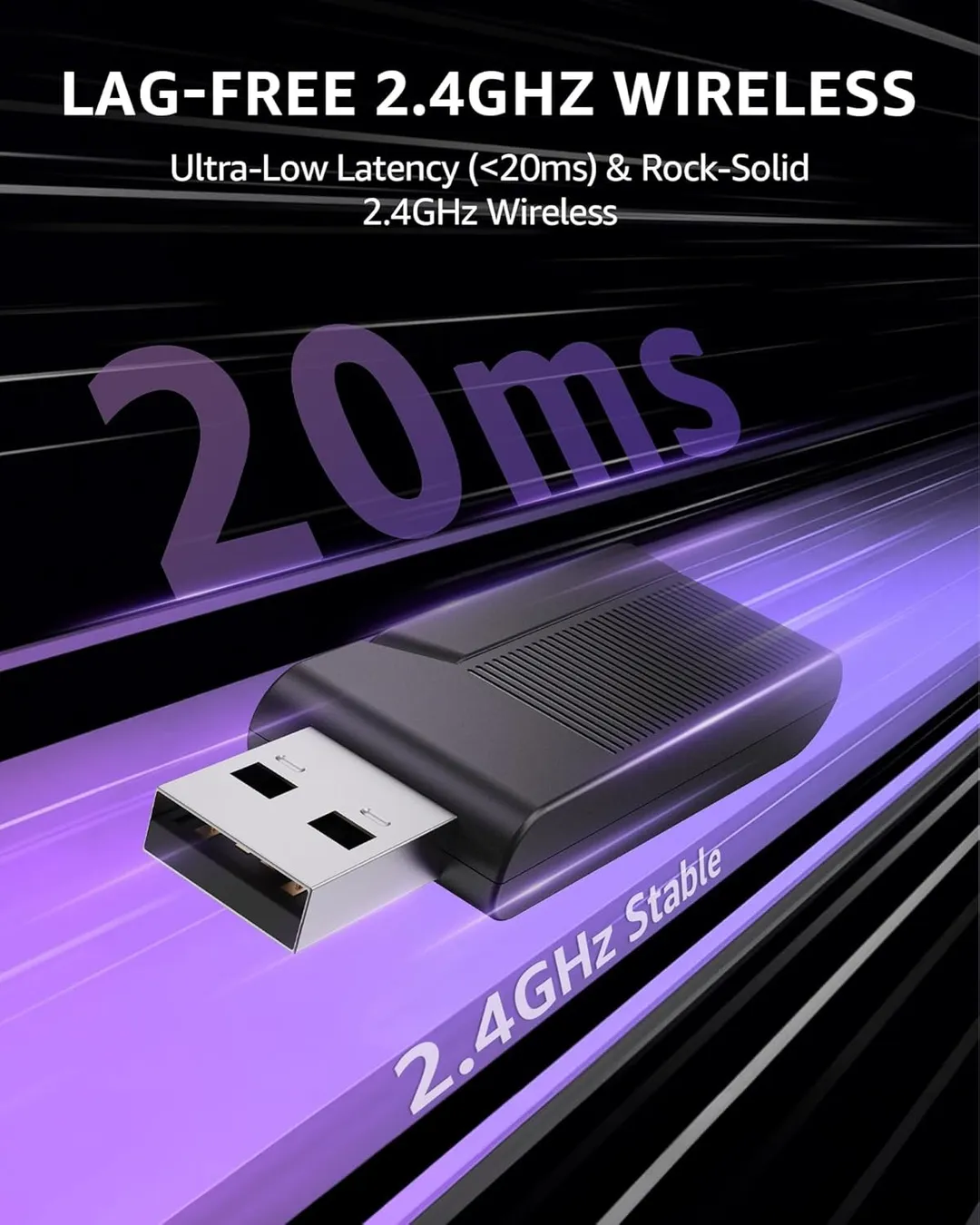 Marcas Genéricas - Diadema Gamer Oputik inalámbrica para PS4 / PS5 / Móvil / PC - Baja Latencia