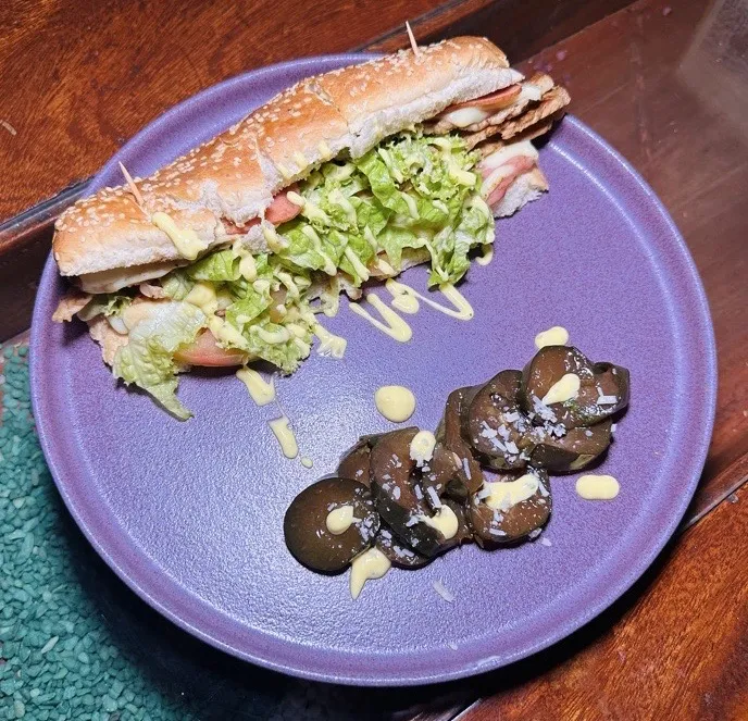 Sandwich Qbano cerdo