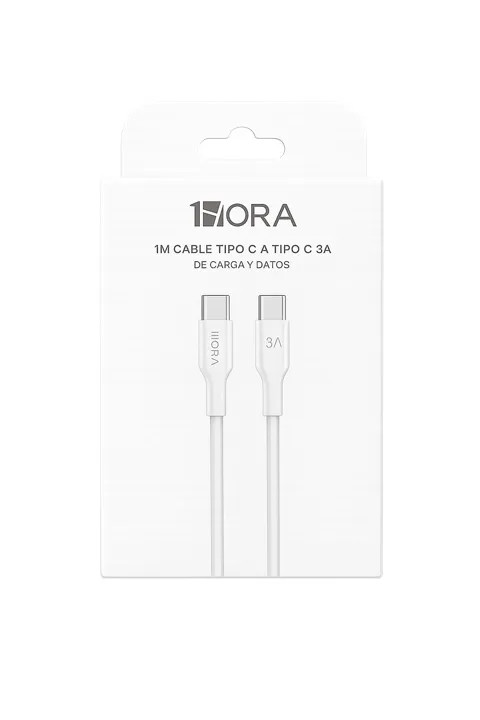 CABLE TIPO DOBLE C 1HORA 1M