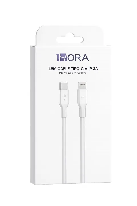 CABLE ORIGINAL 1HORA 1.5M LIGHTNING A C