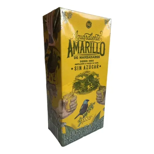 AGUARDIENTE AMARILLO TETRA X 1000