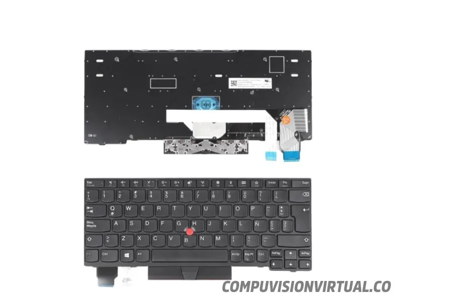 TECLADO DE SEGUNDA PARA LENOVO THINKPAD X280 CON POINTSTICK NRGRO MARCO NEGRO VERSION ESPANOL LATINO ORIGINAL
