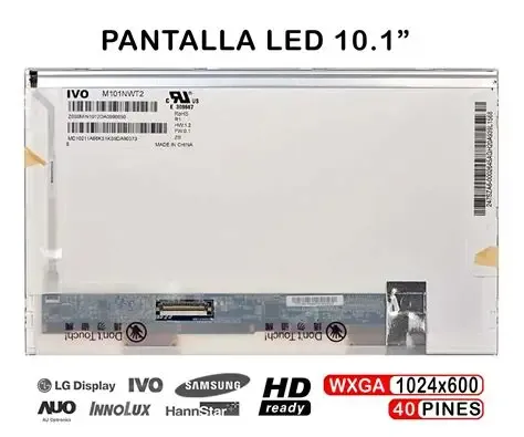 PANTALLA 10.1 LED DE SEGUNDA 40 PINES