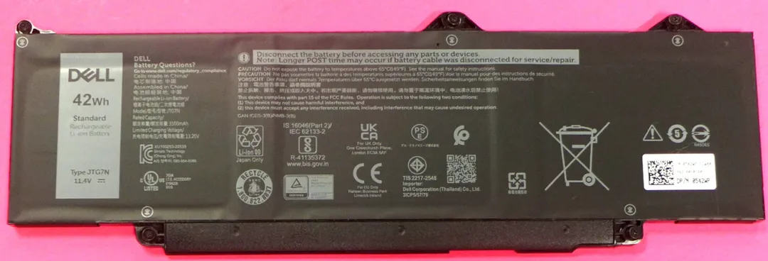 DELL - BATERIA DE DELL JTG7N  PRECISION 3590 LATITUDE 7410 NUEVA ORIGINAL