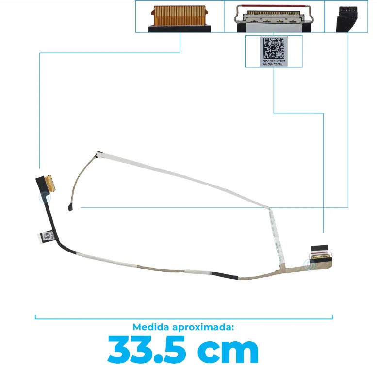 FLEX DE VIDEO DE HP 15-DY 15-EF 15-EQ 15-FQ 15S-FQ 15S-EQ 30 pines (version 1)