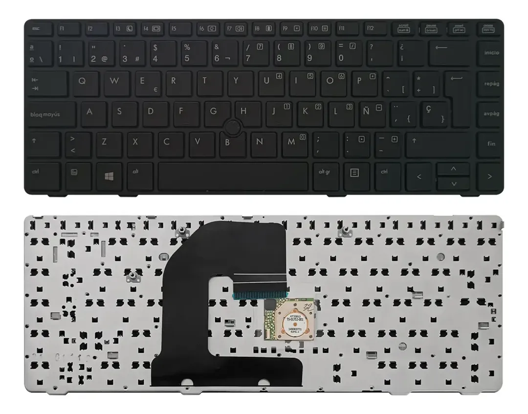TECLADO DE SEGUNDA HP PROBOOK 6460B, 6465B, 6470B, 6475B, 8460P, 8460W, 8470P