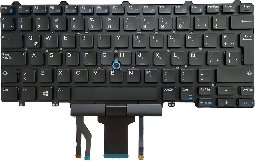 DELL - TECLADO DE SEGUNDA PARA DELL E5450 E5470 E7450 E7470 V1