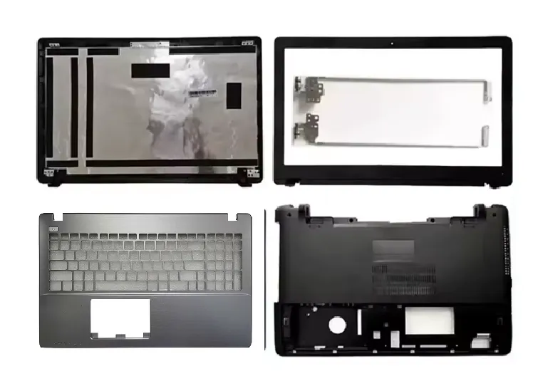 CARCASAS COMPLETAS DE ASUS X550C + BISEL + CAMRA +BISAGRAS 