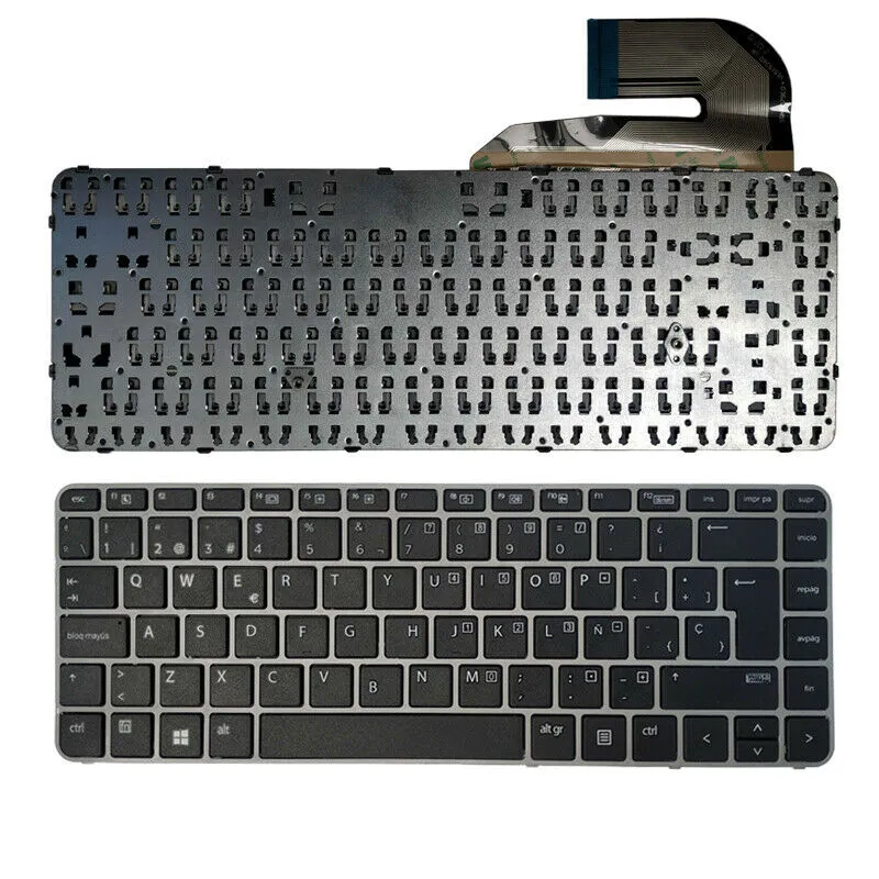 TECLADO NUEVO  PARA HP ELITEBOOK 840-G3 840 G3 745-G3 745 G3 NEGRO CON MARCO PLATEADO SIN RETROILUMINADO 