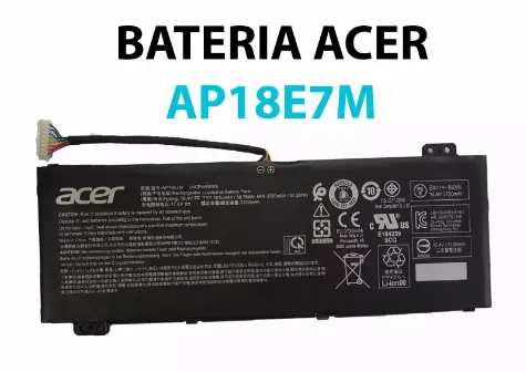 ACER - BATERIA DE ACER ASPIRE ORIGINAL DE SRGUNDA AP18E7M