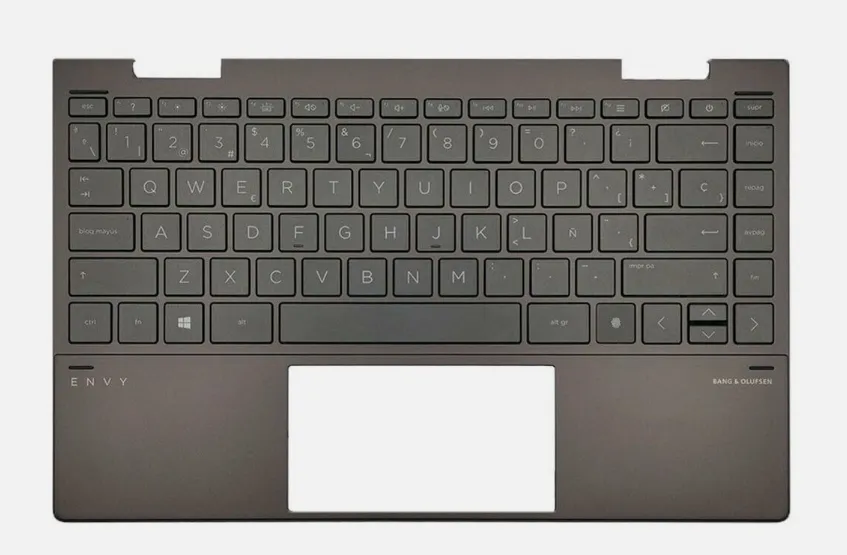 TAPA TECLADO DE HP ENVY X360 13-AY  CON TECLADO COLOR MORADO