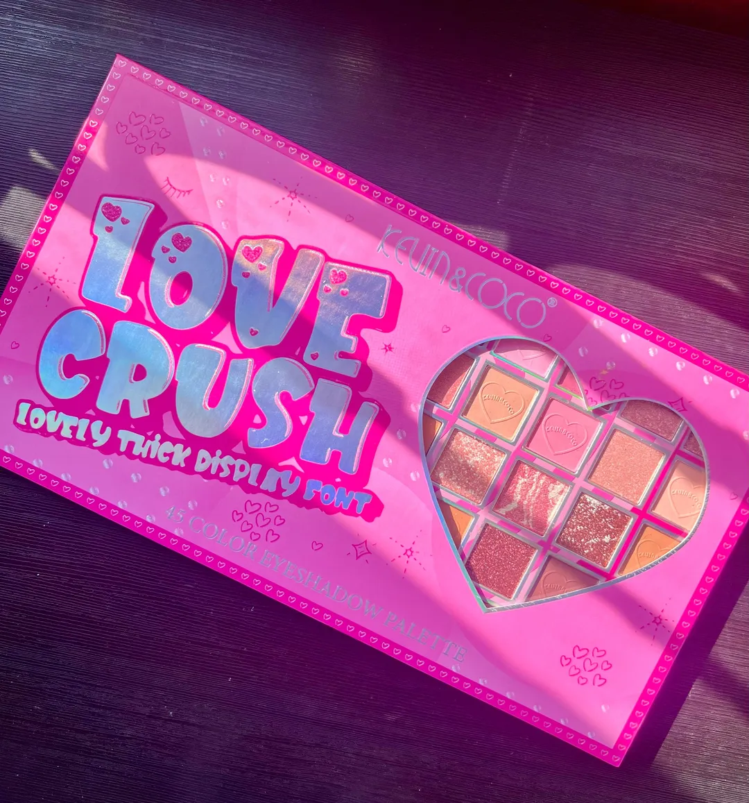 paleta de sombras love crush K&C kc234127