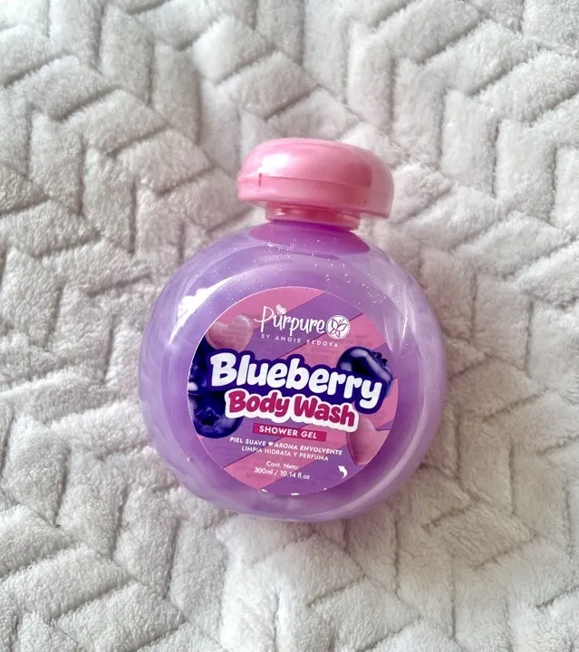 gel de ducha blueberry púrpure
