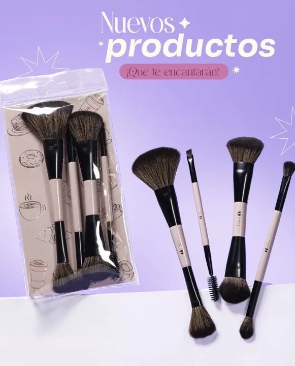 kit brochas brown