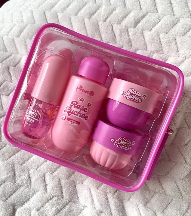 kit cartuchera x4 rose lyche