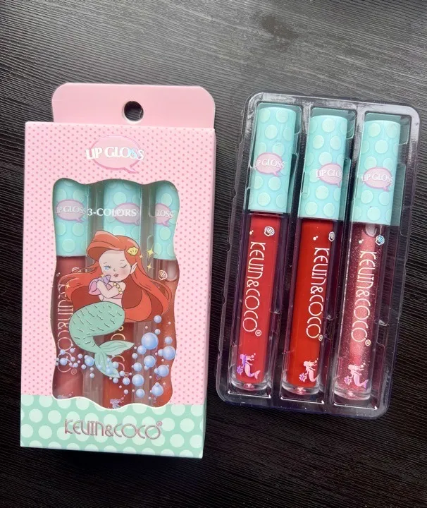 Kit labial más brillo La sirenita K&C