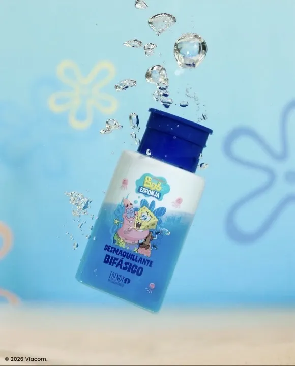 desmaquillante bifásico bob esponja
