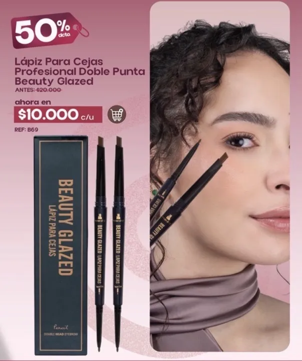 trendy locura Lápiz de cejas Beauty glazed