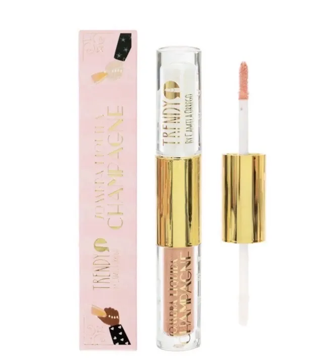 sombra líquida champagne trendy