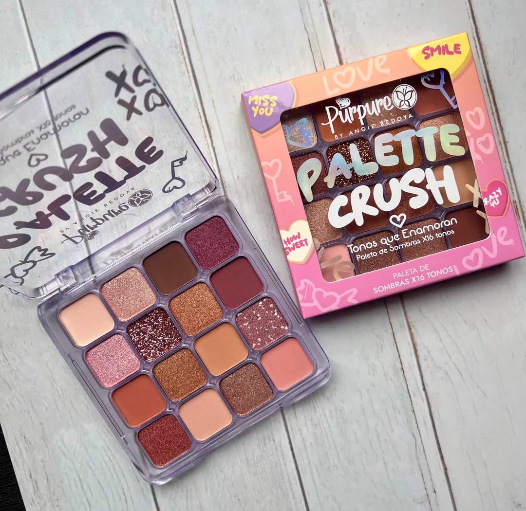 paleta de sombras crush púrpure