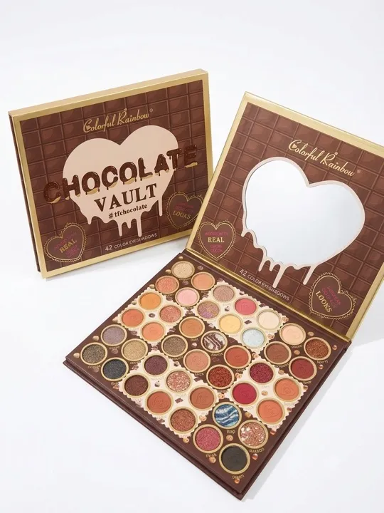 sombras 42 tonos chocolate colorful